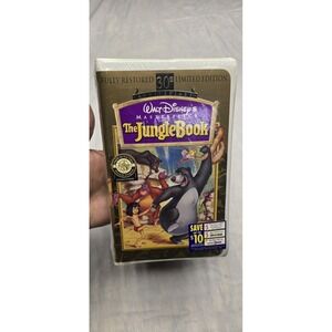 Walt Disneys Masterpiece The Jungle Book VHS Fully Restored 30th Limited Edition